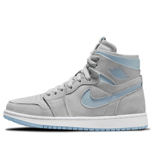 (WMNS) Air Jordan 1 High Zoom Comfort 'Cool Grey Light Blue'  CT0979-004 Signature Shoe